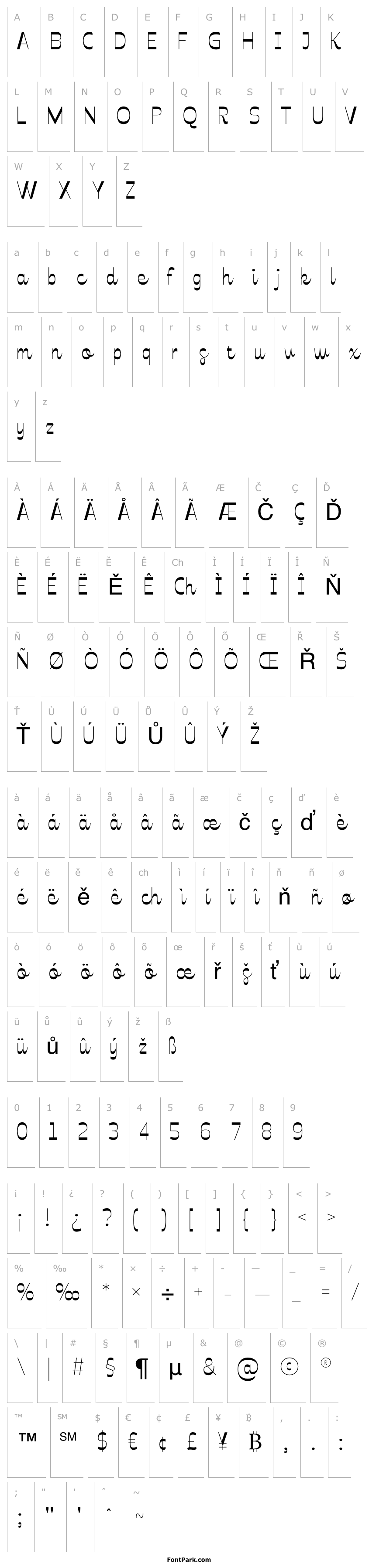 Overview Celestine-Regular