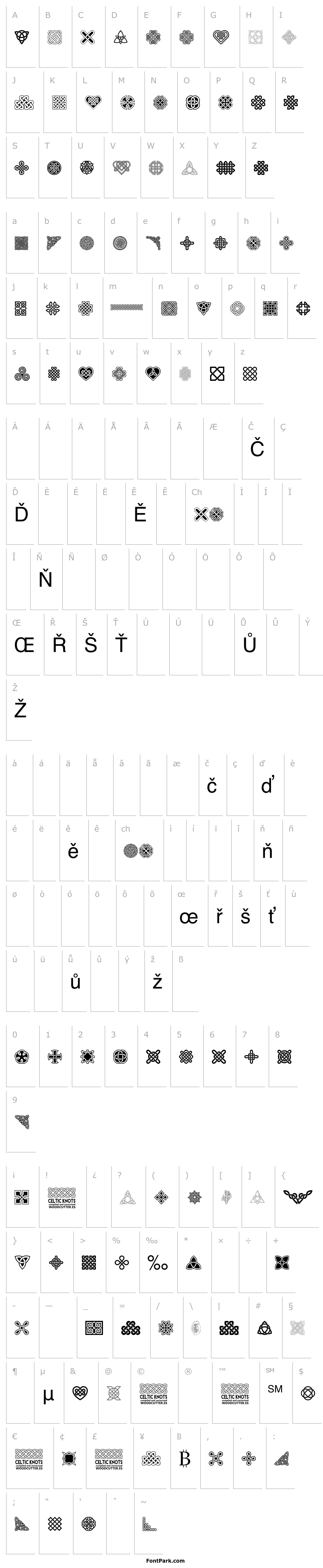 Overview Celtic Knots