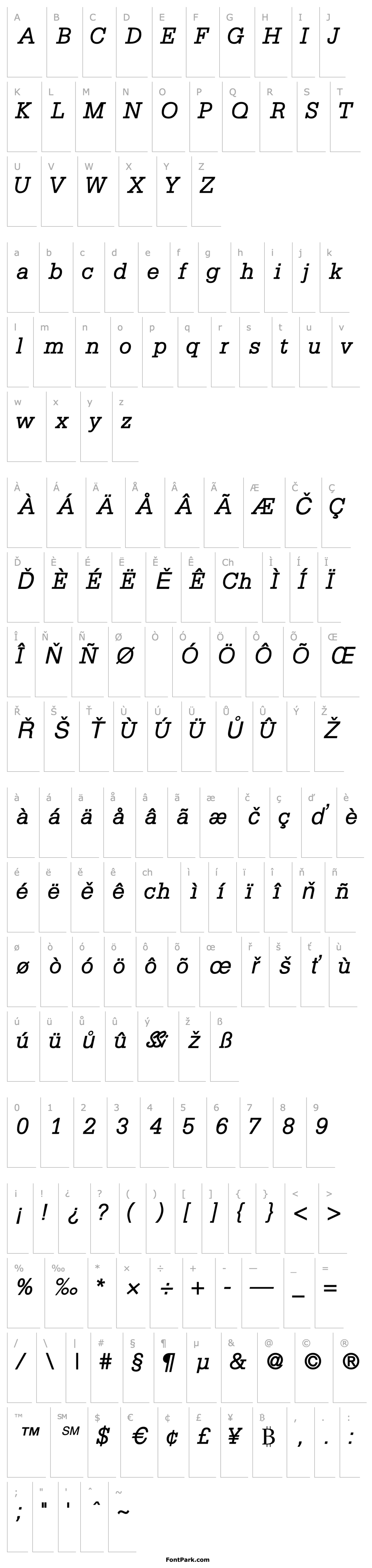 Overview CentricSSK Italic