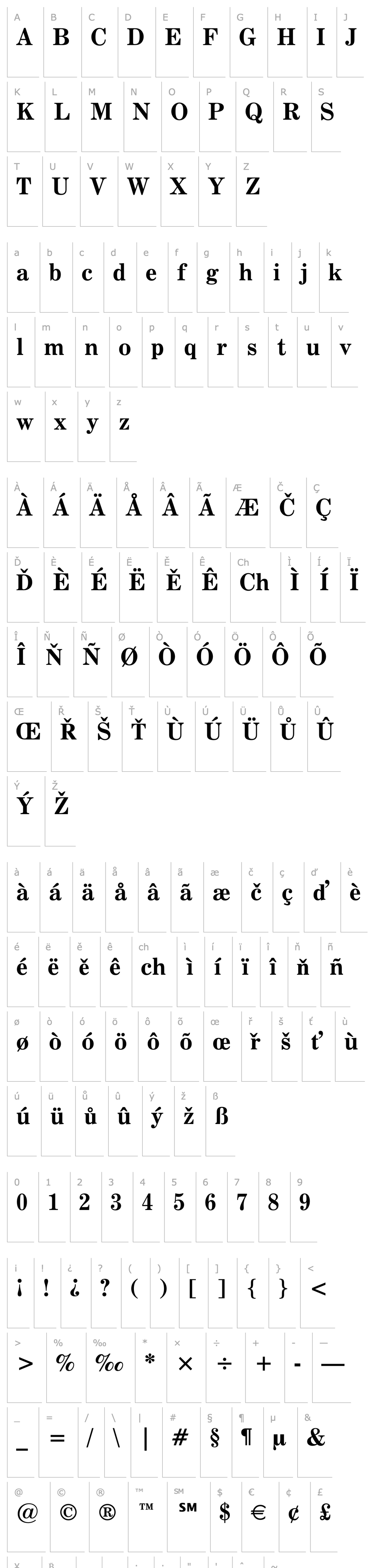 Overview Century Expanded Bold BT