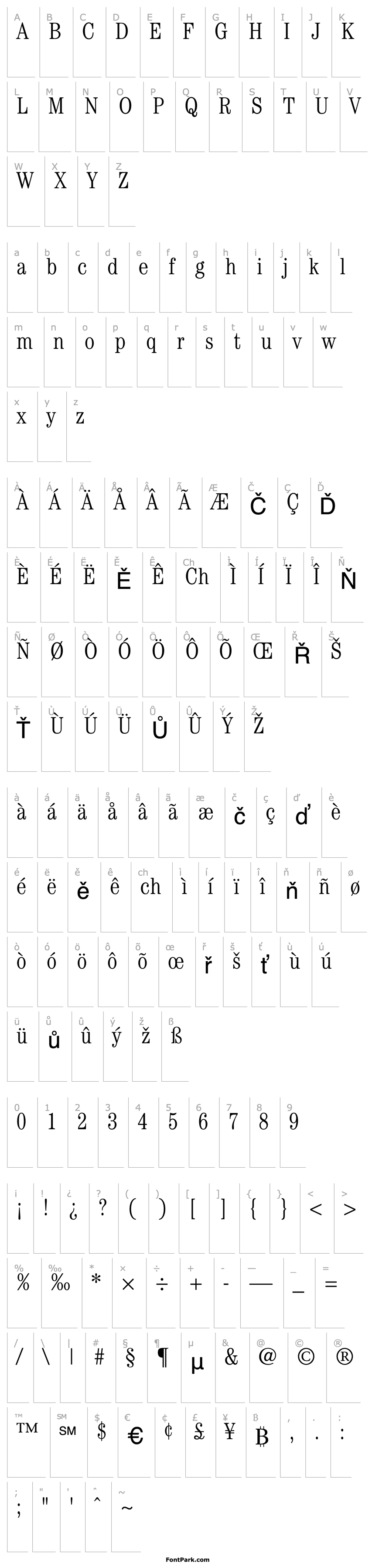 Overview Century Light Condensed SSi Light Condensed