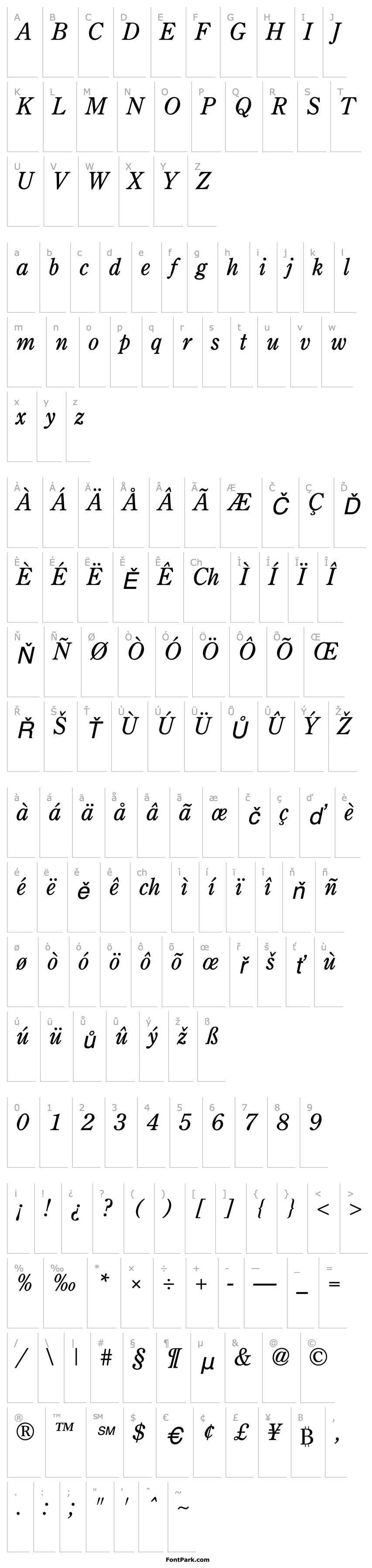 Overview Century Retrospective SSi Italic