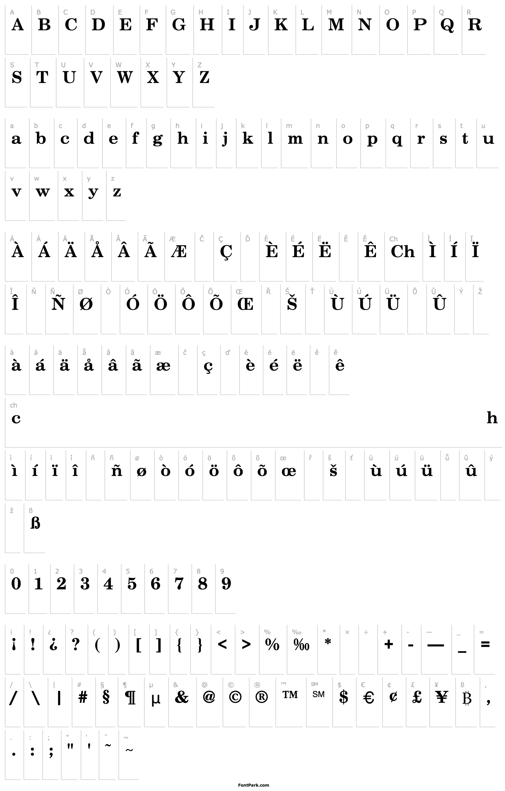 Overview Century-Schoolbook-Bold