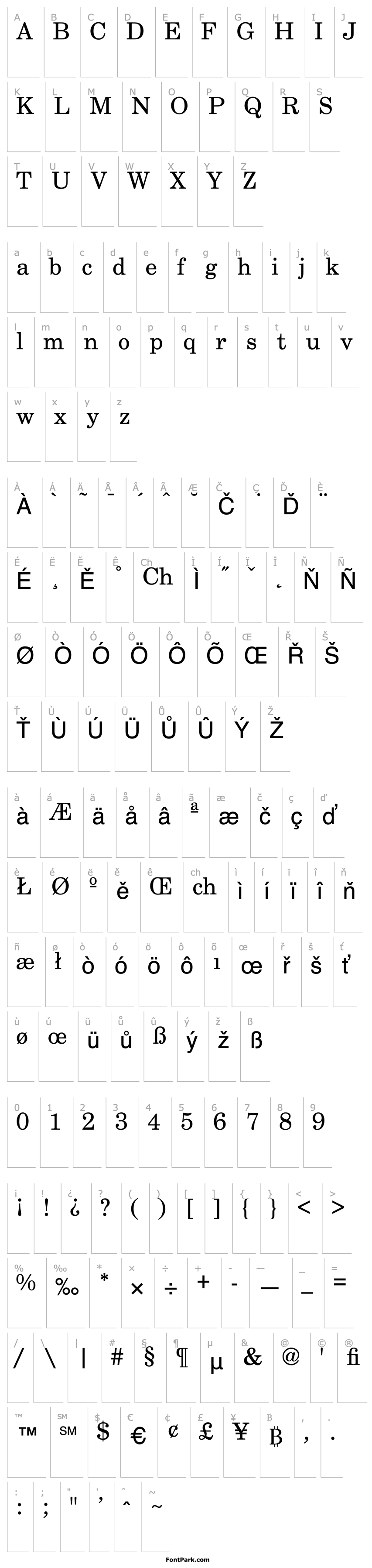 Overview Century Schoolbook SSi