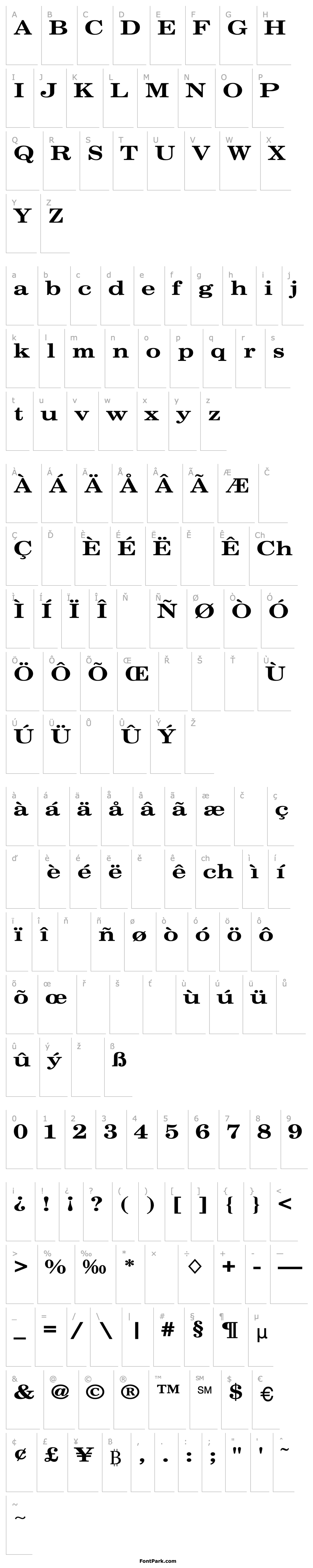 Overview Century Schoolbook Wd