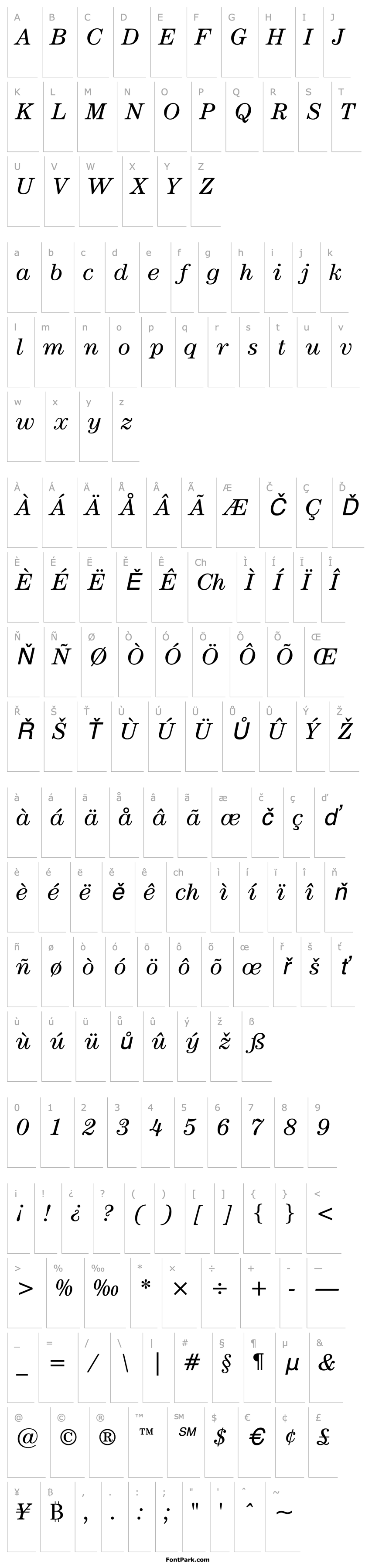 Overview CenturyITCbyBT-BookItalic