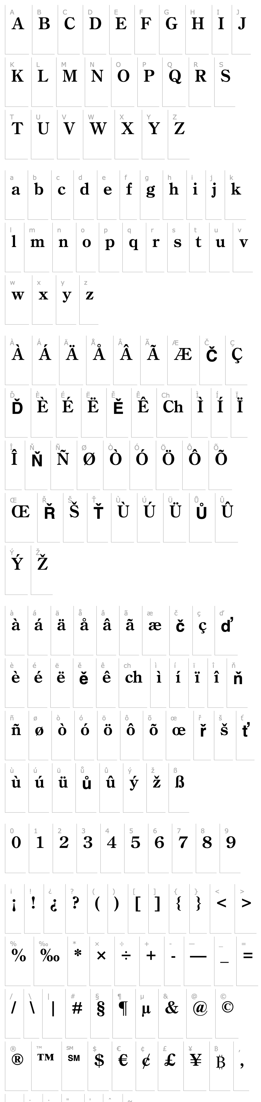 Přehled CenturyOSMTStd-Bold