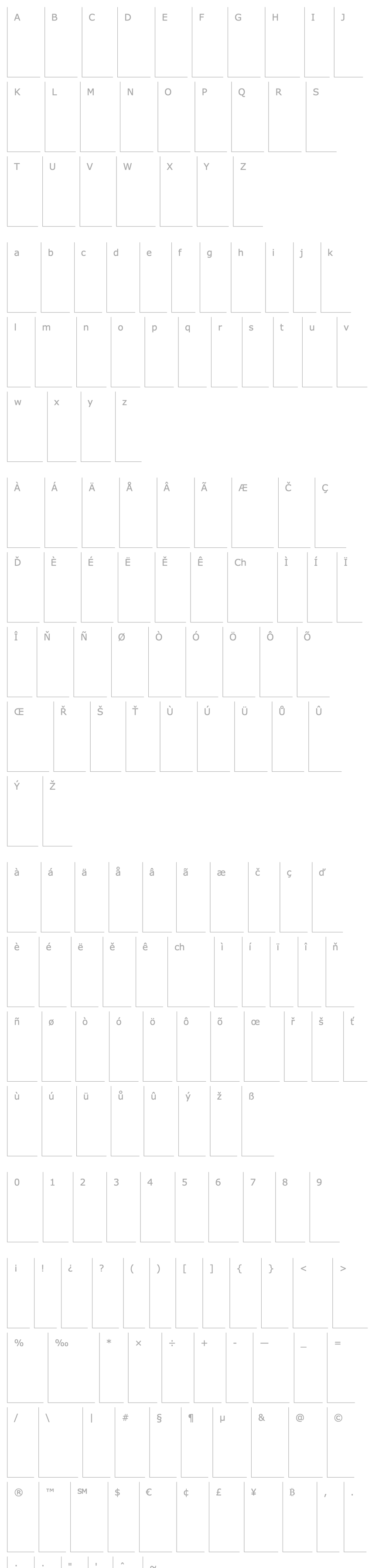 Overview CgLatinBold