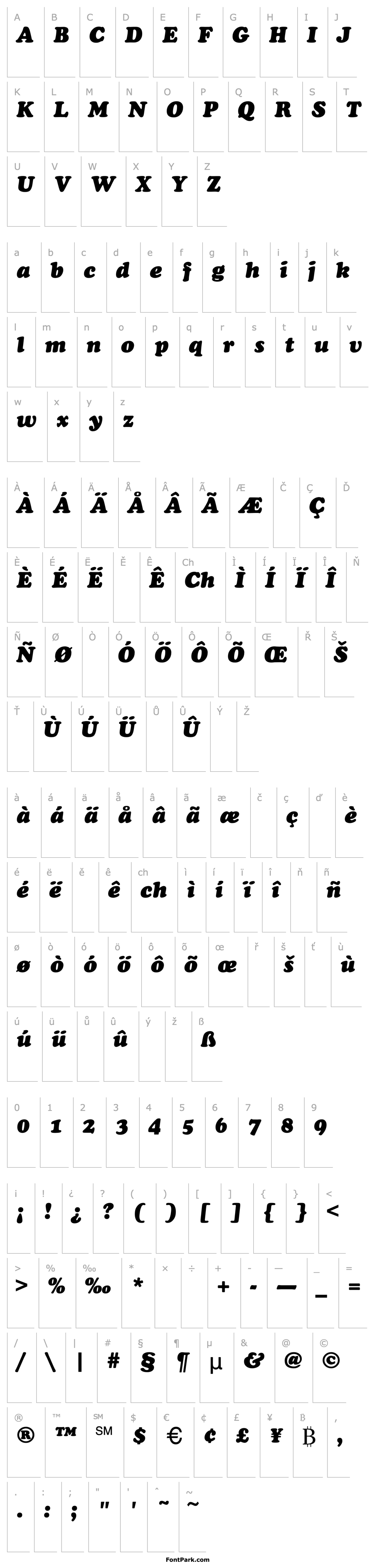 Overview Chacey-Heavy-Italic