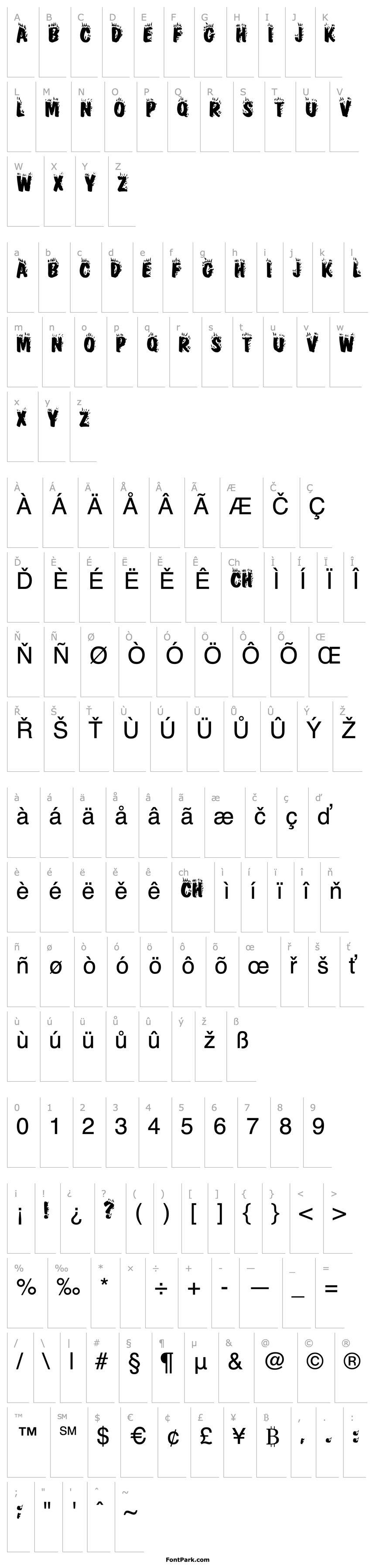 Přehled Chadbourne Regular Extended