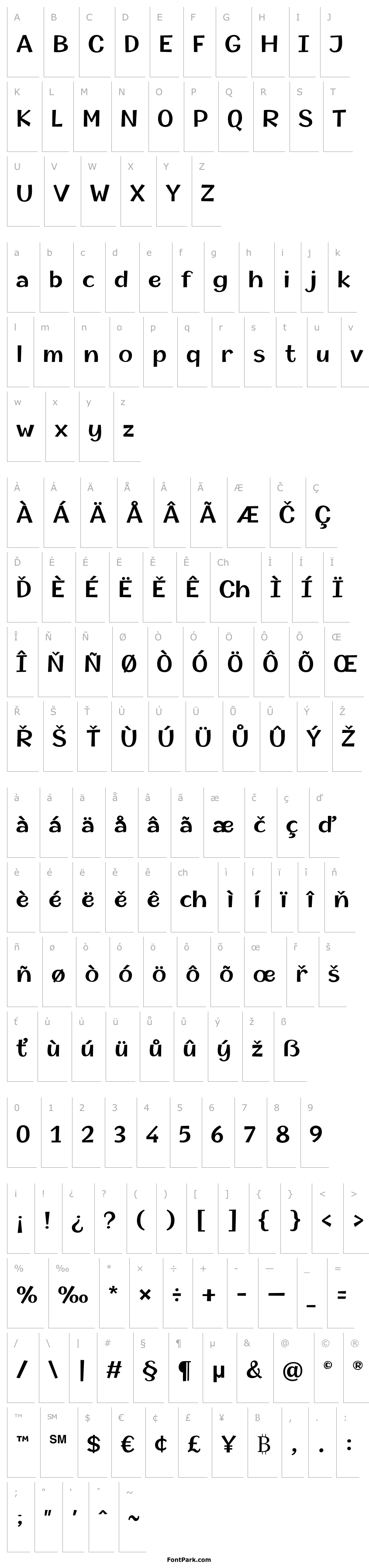 Přehled Champigna-SemiBold