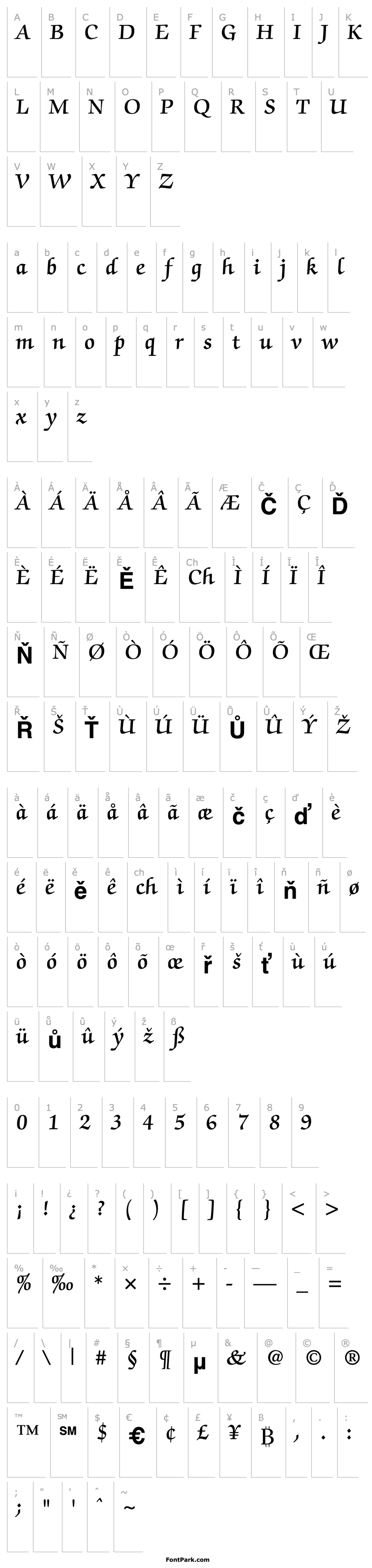 Overview Chancery Script SSi Semi Bold