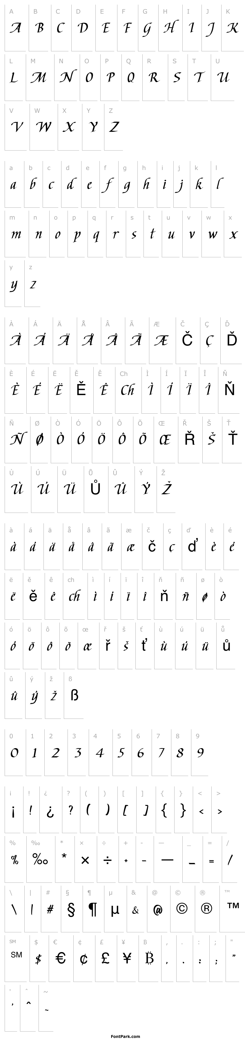 Overview Chancery-Stars