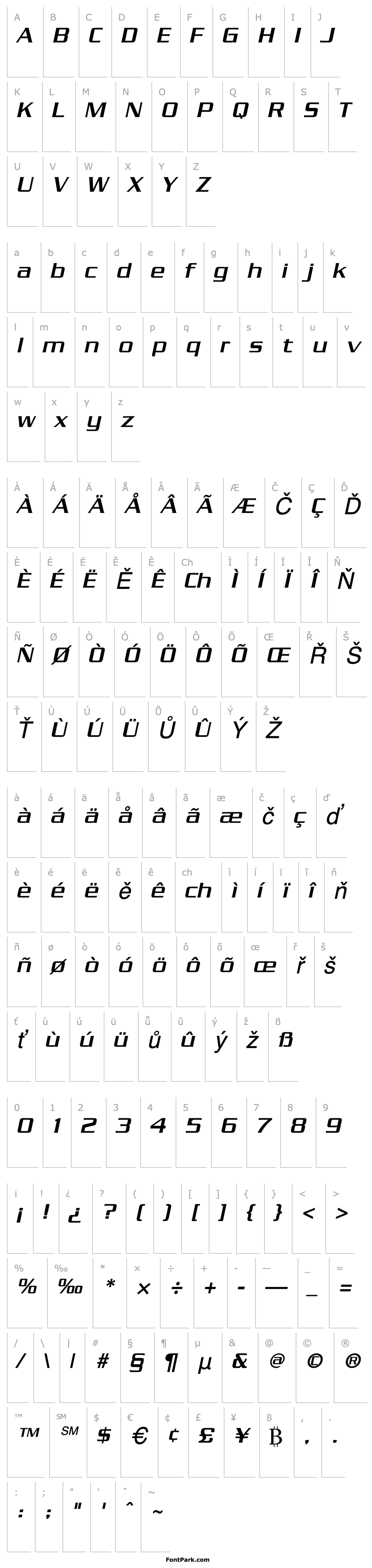 Overview Chaney Italic