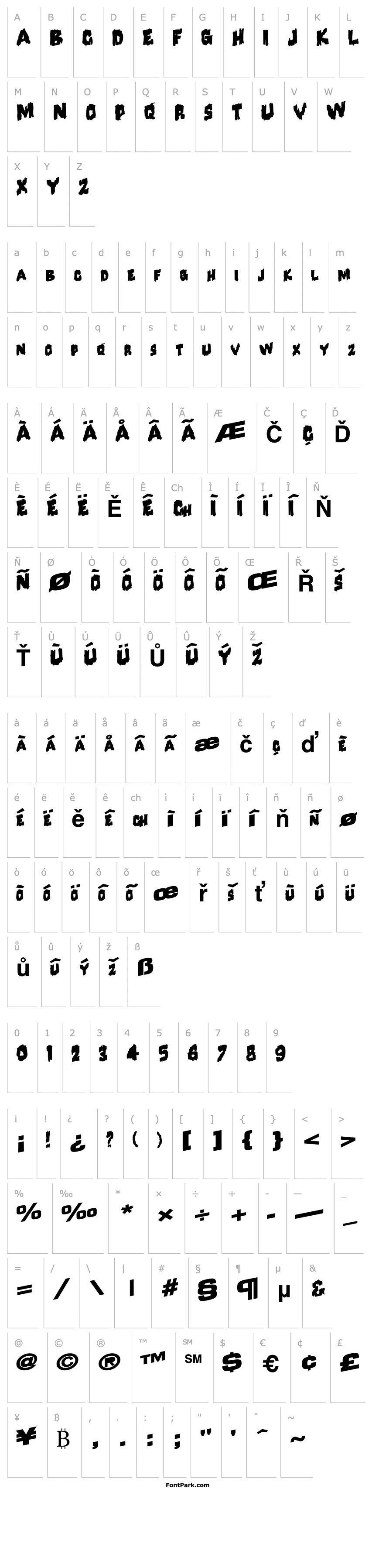 Přehled ChangeCourseFont56 Bold