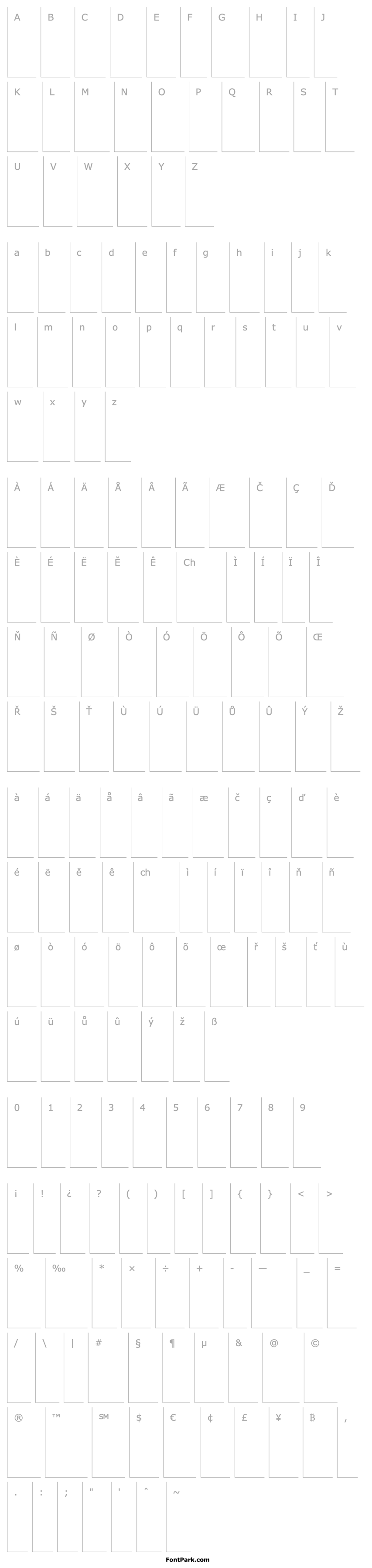 Overview Charlotte Small Caps Plain