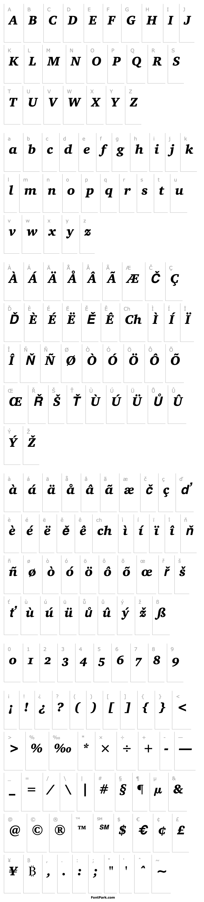 Overview Charter OS ITC TT BlackItalic