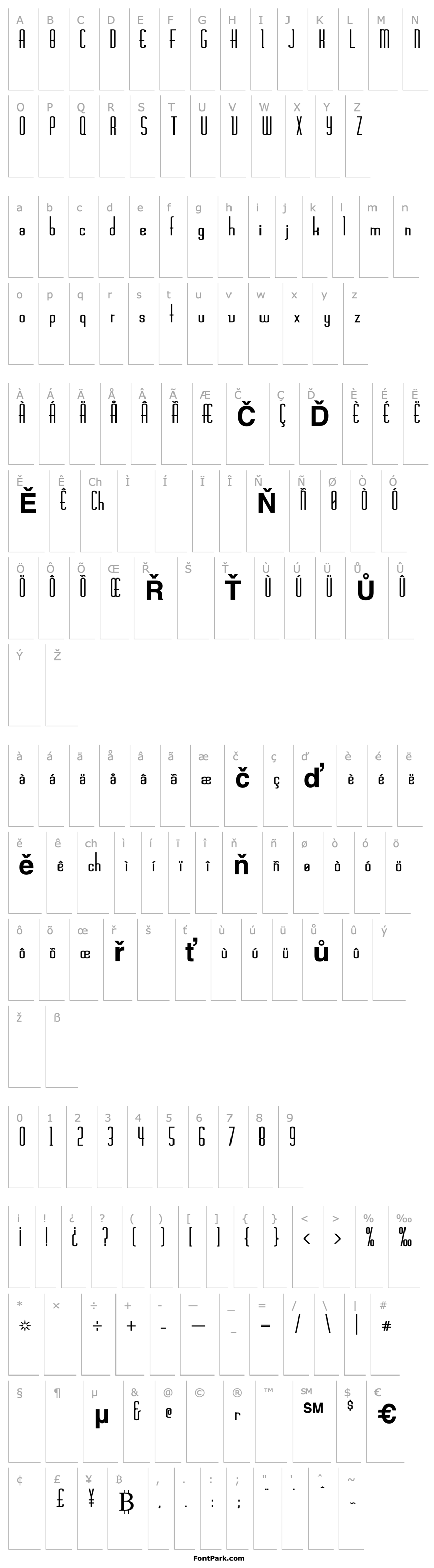 Přehled Chasline-Bold