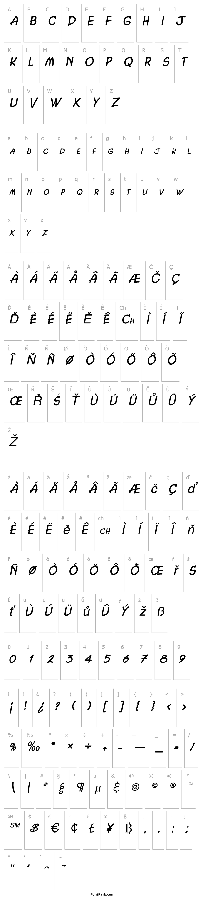 Přehled Chasm Italic