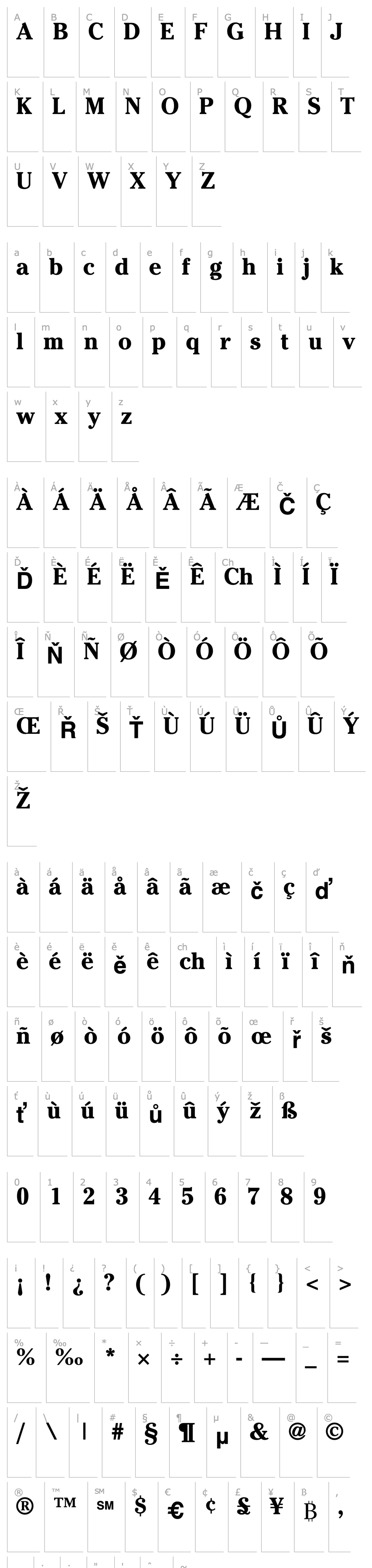 Přehled Cheltenham SSi Bold