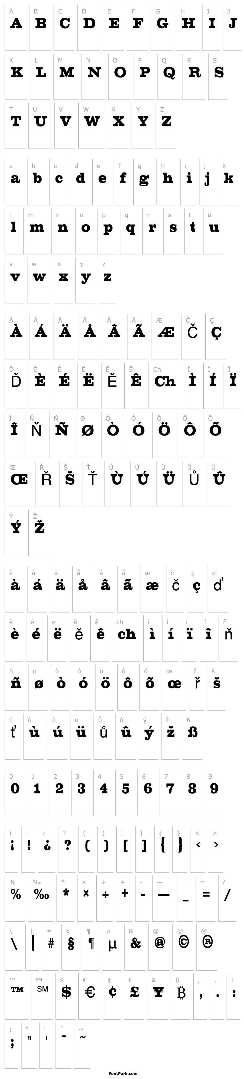 Overview ChesterfieldCondensed Regular