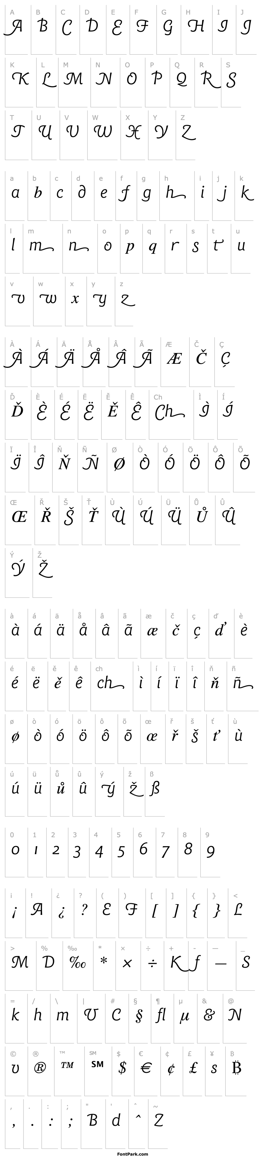 Overview Chianti ItSwash BT Italic Swash