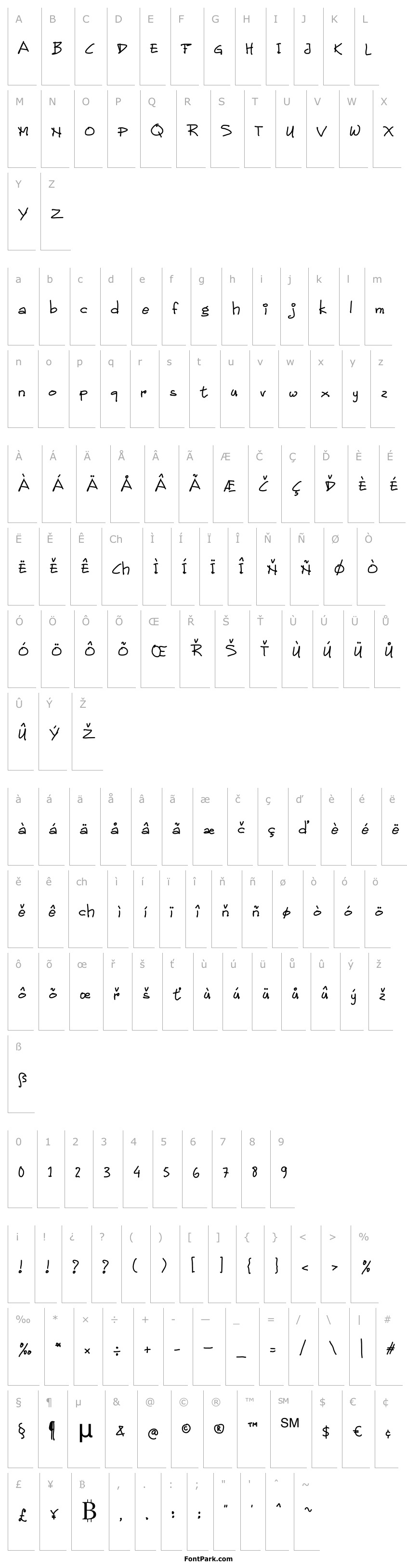 Přehled ChildrenHandwritten