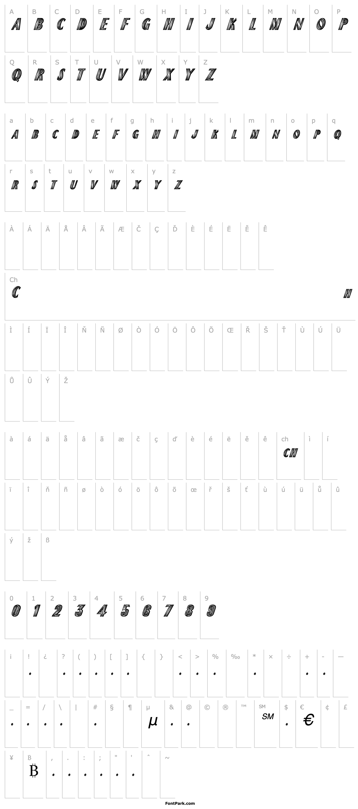 Overview ChiliPepper-ExtraBold Condensed Italic