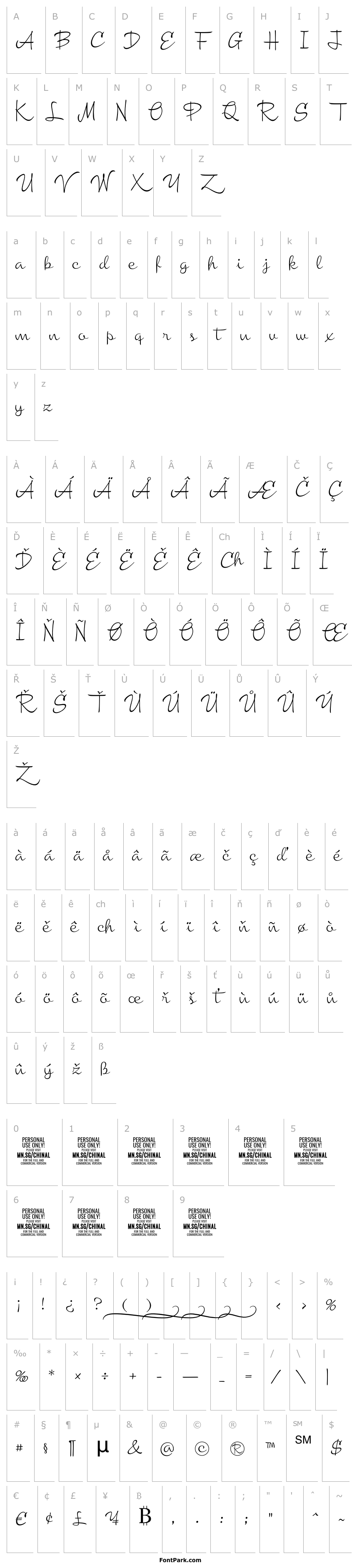 Overview Chinal Light PERSONAL USE ONLY