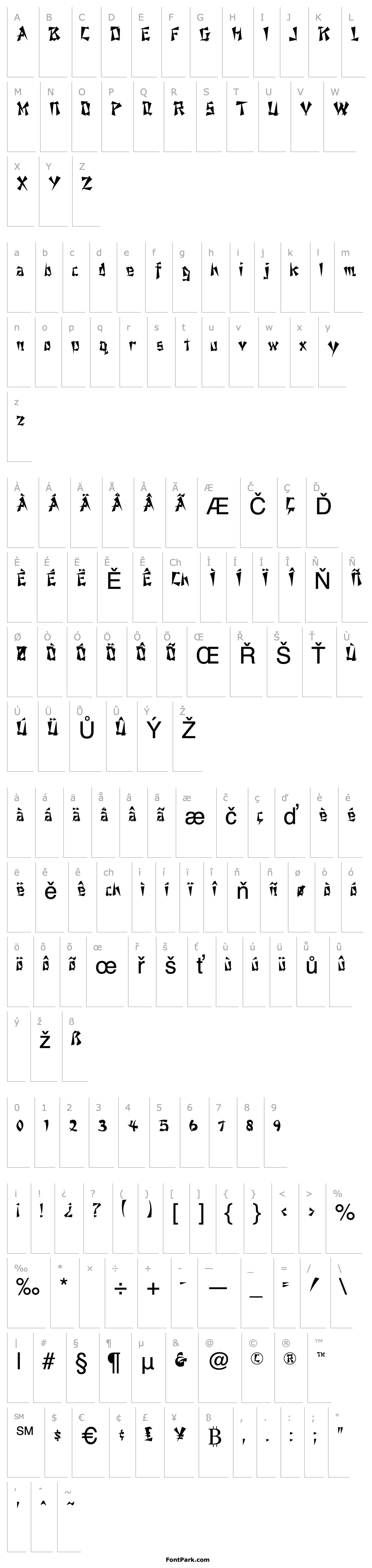 Overview ChineseMenu Regular