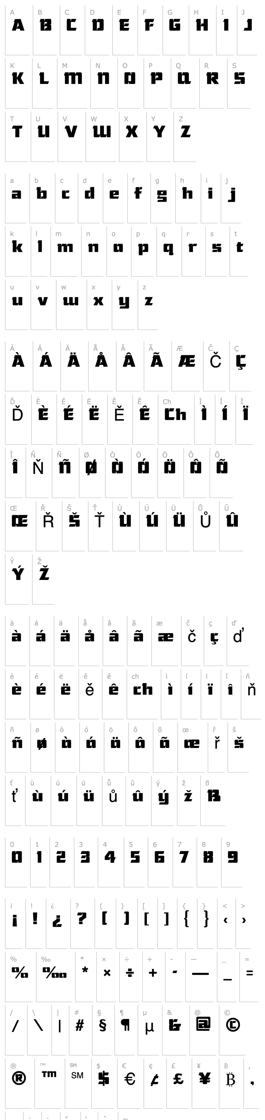 Overview Chisel Regular