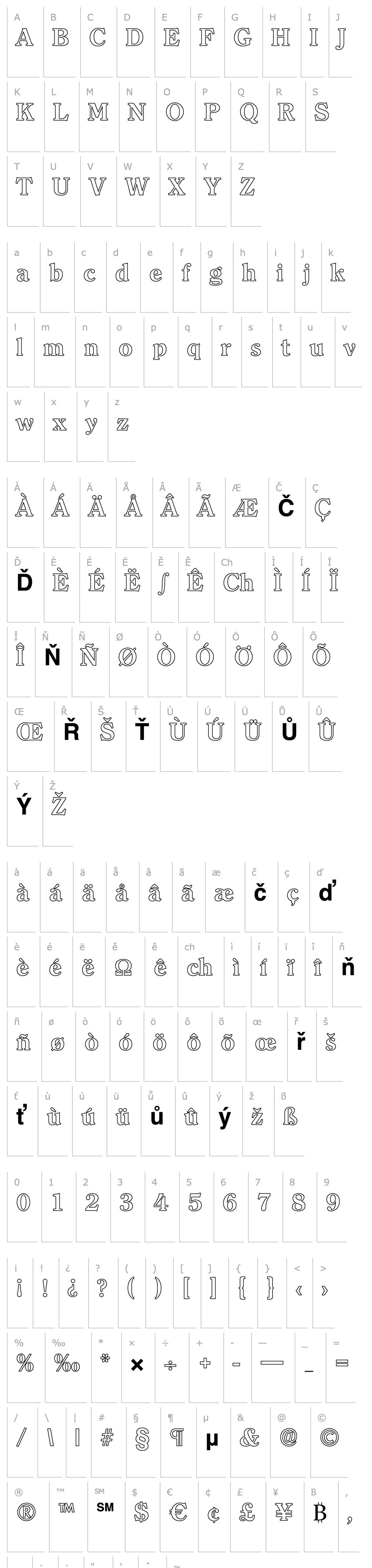 Přehled ChristianBeckerOutline Bold