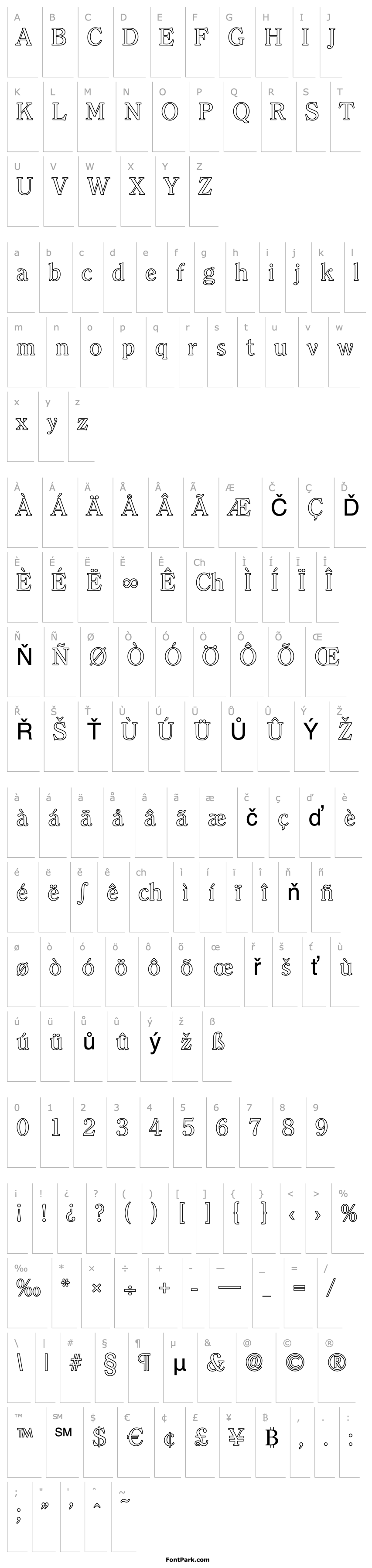 Přehled ChristianBeckerOutline-Regular