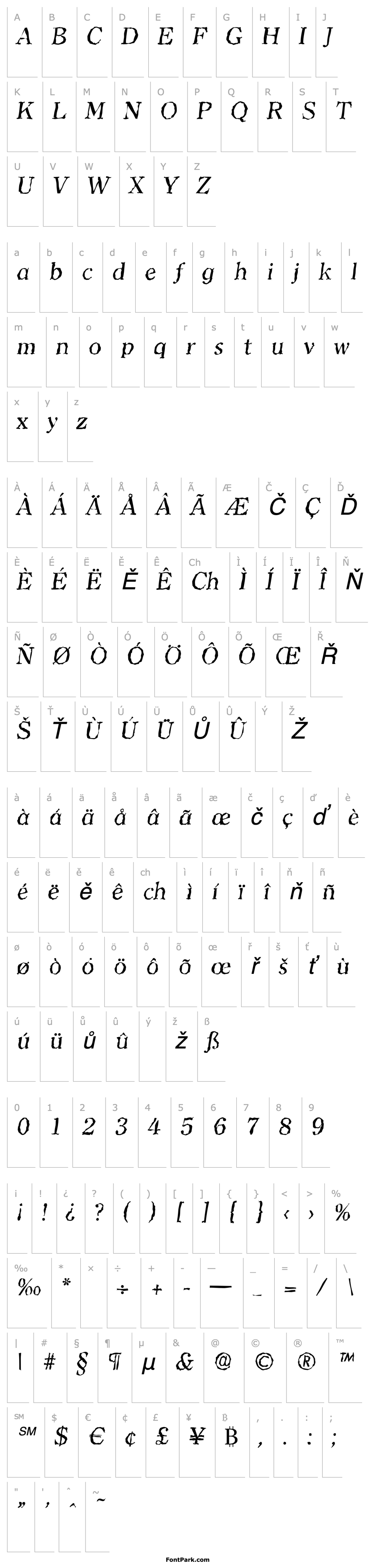 Overview ChristianBeckerRandom-Italic