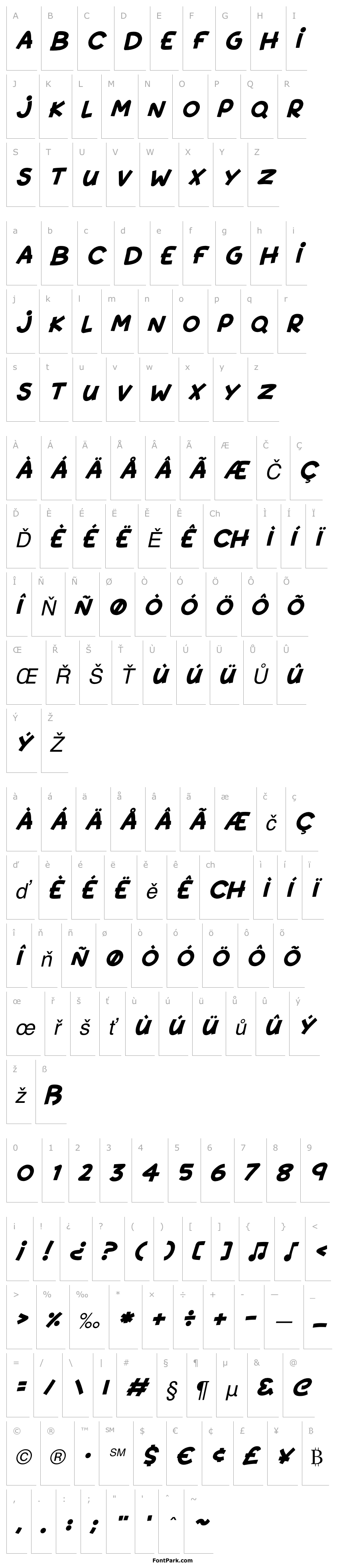 Přehled Christmas Carols Italic