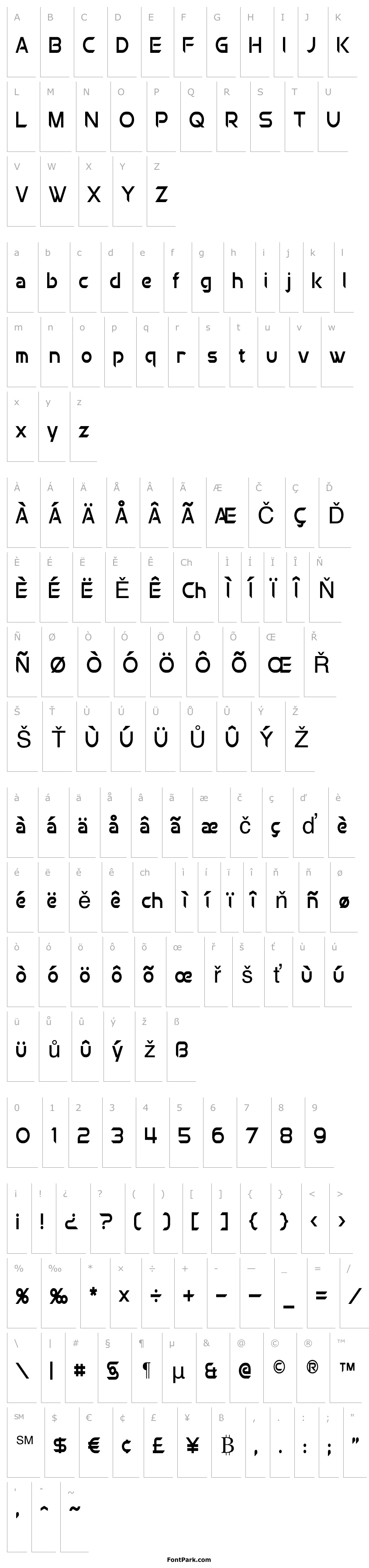 Přehled Chromia Condensed