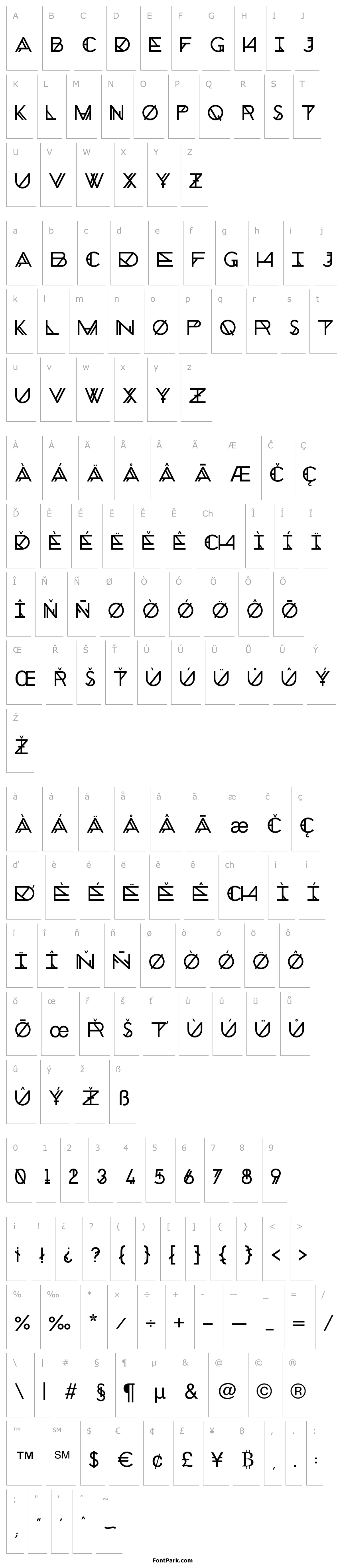 Chronic Normal Font | FontPark.com