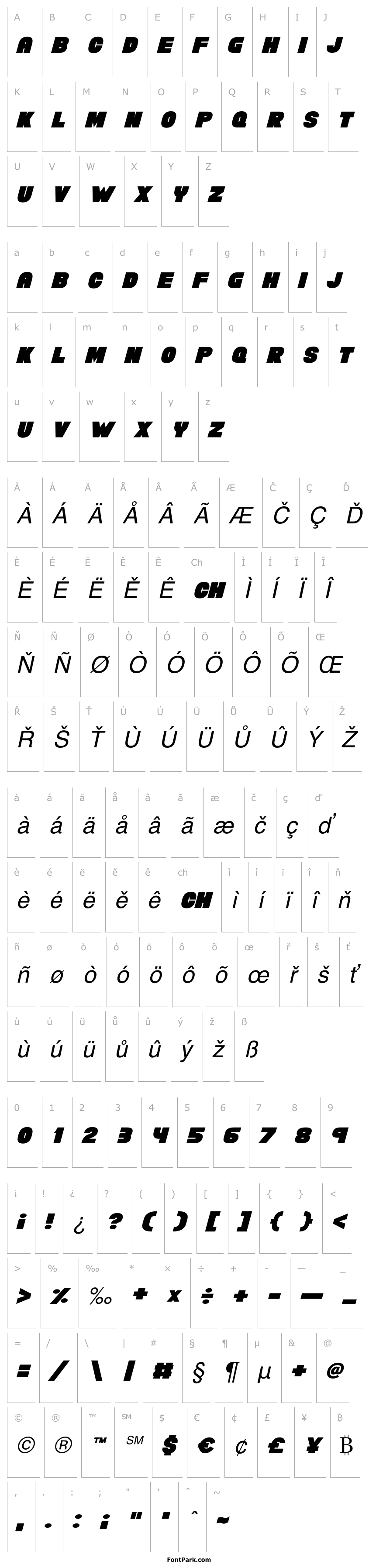 Overview Chunky Funks Italic