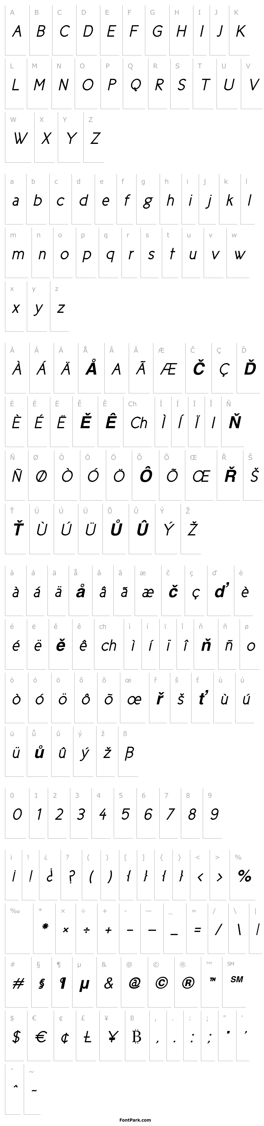 Overview Cicle Gordita Italic