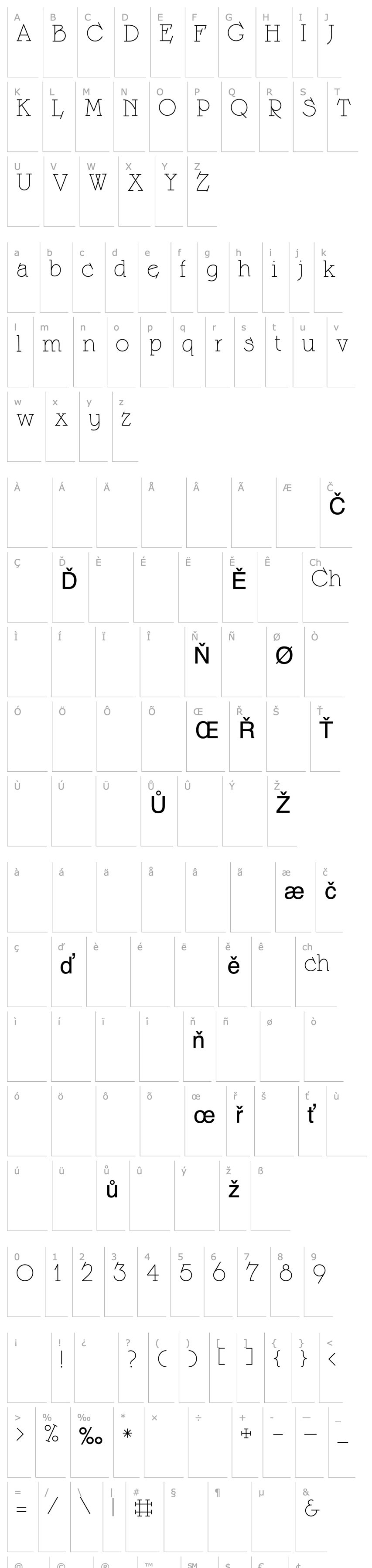 Overview CK Flip Serif