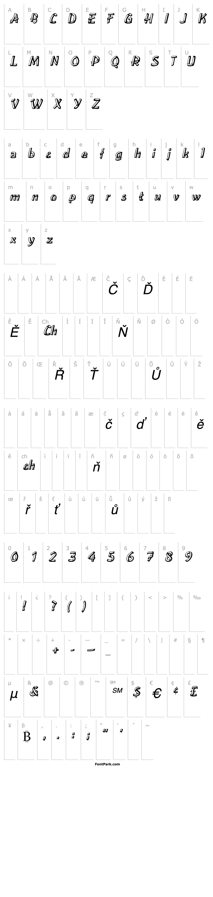 Overview ClampettsDisplay Italic