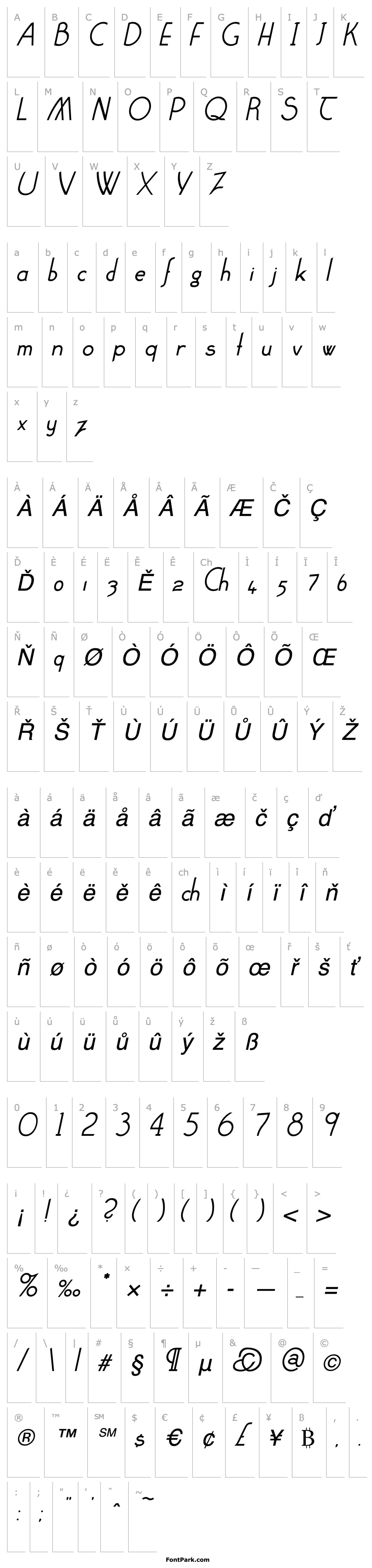 Overview Claritty_Italic