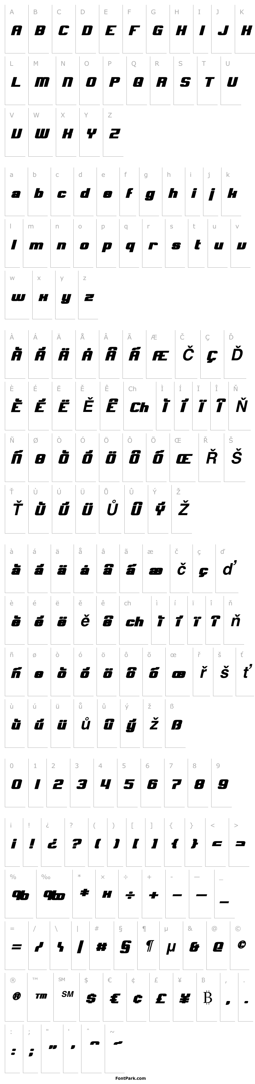 Overview Clark Bold Italic