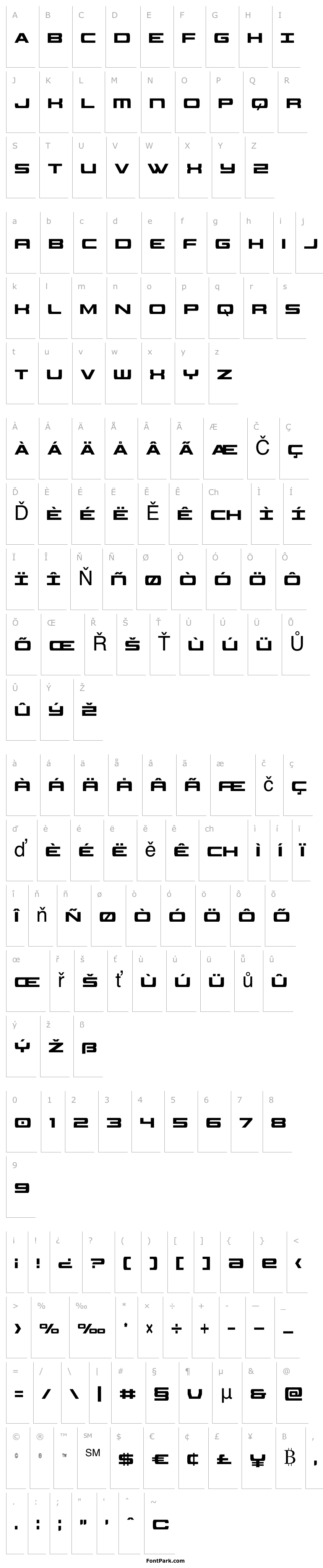 Přehled Classic Cobra Extra-Condensed