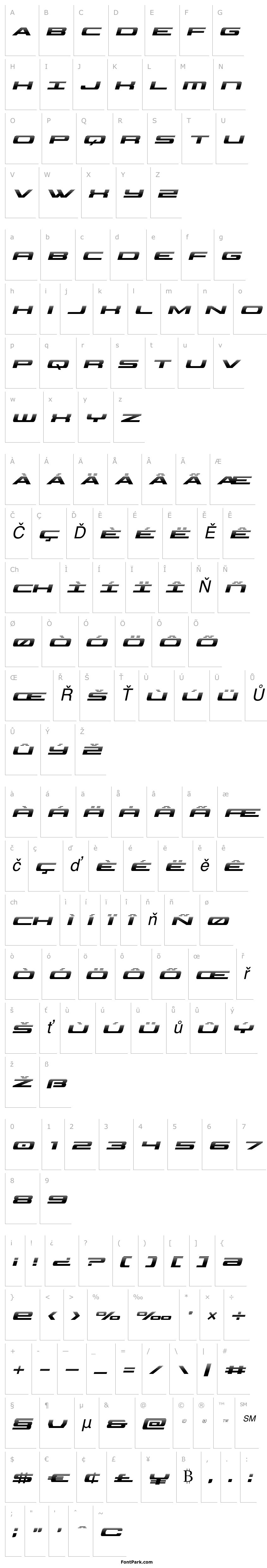 Overview Classic Cobra Halftone Italic