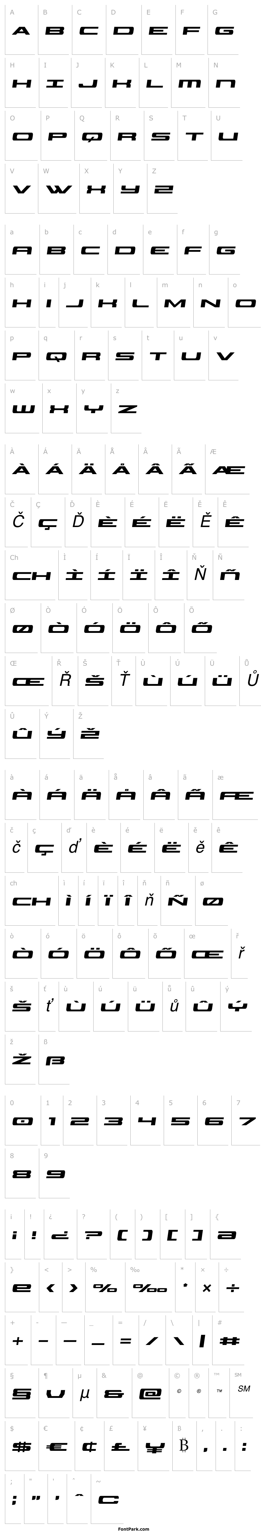 Overview Classic Cobra Semi-Italic