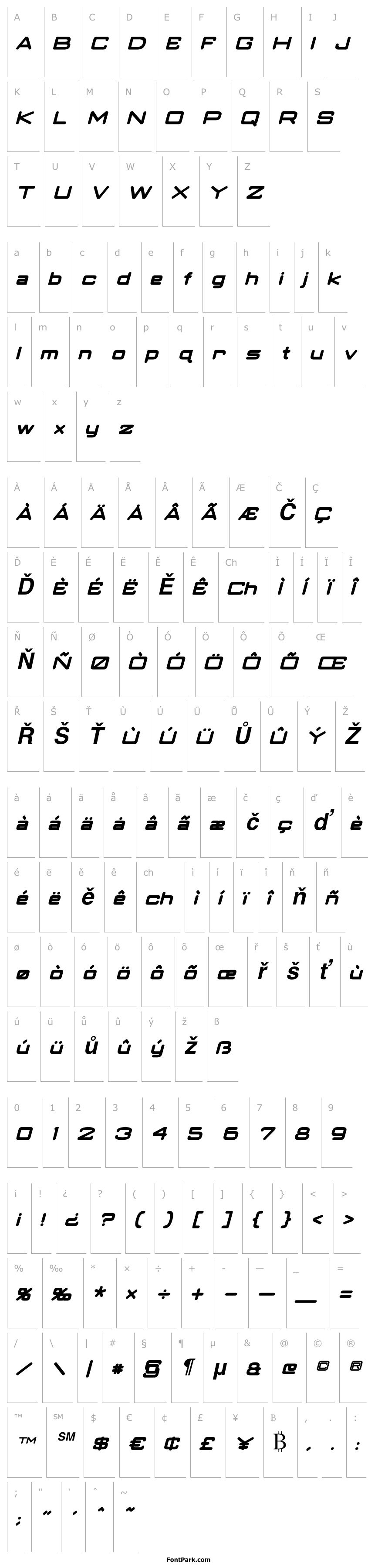 Overview Classic Robot Bold Italic