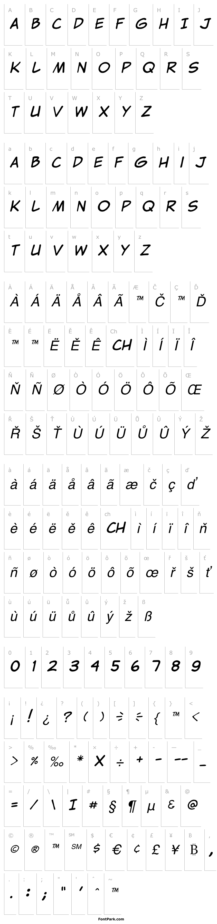 Overview Clementine Italic