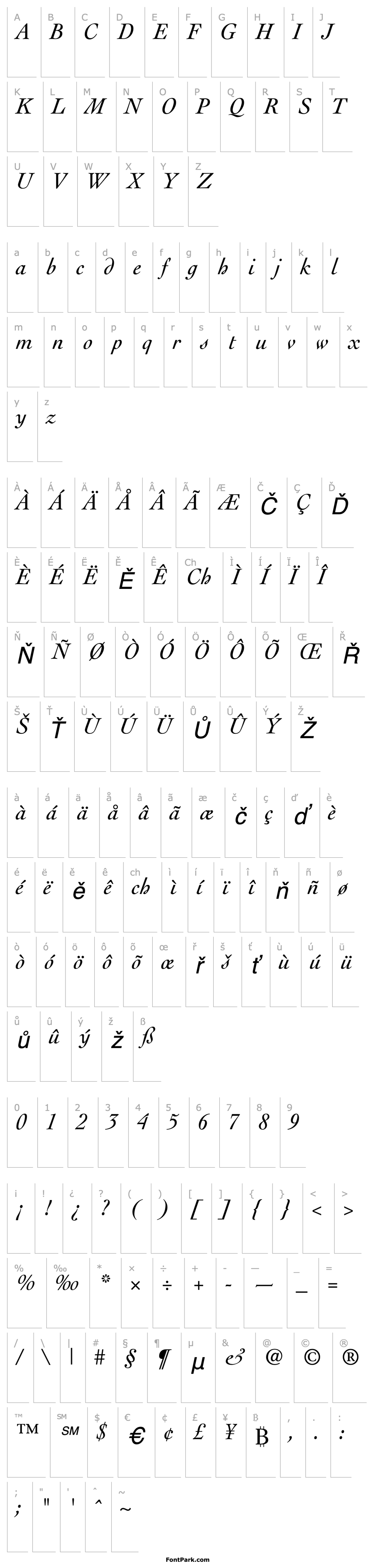 Overview Cochin-Italic