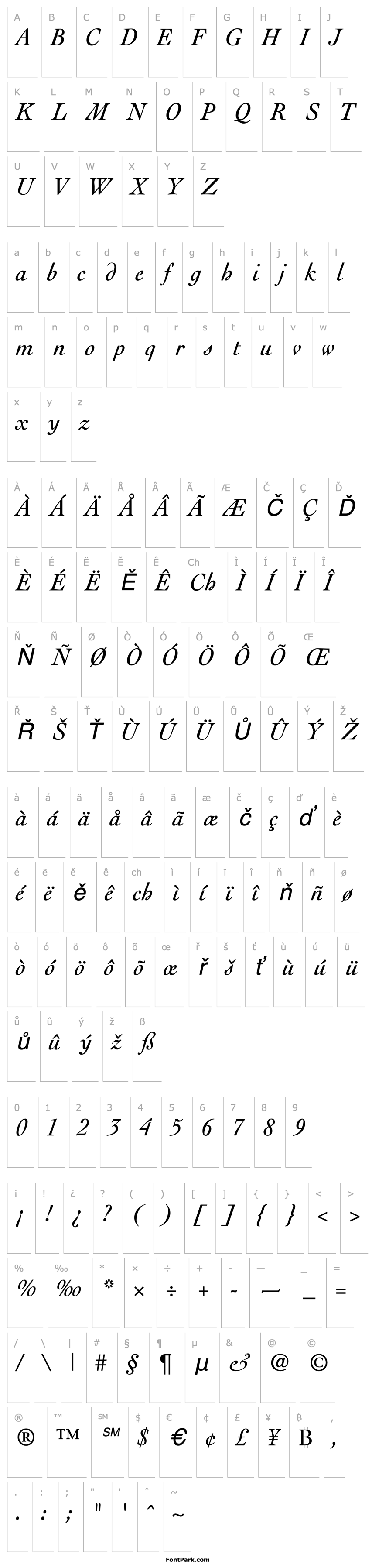 Overview Cockney-RegularItalic